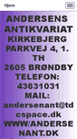 Mobile Screenshot of andersenant.dk