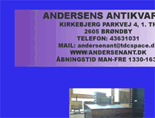 Tablet Screenshot of andersenant.dk